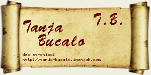 Tanja Bucalo vizit kartica